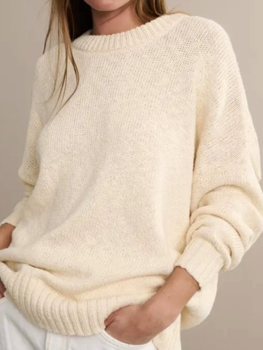 Jenni Kayne Cruise Cocoon Crewneck Sweater